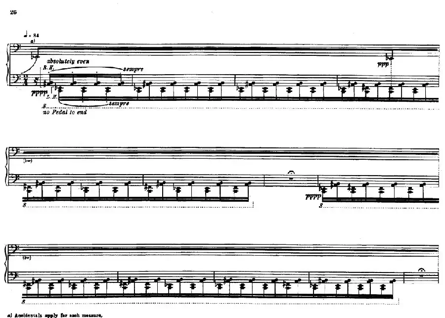 12 Etudes for Piano(博尔科姆12首钢琴练习曲·8)