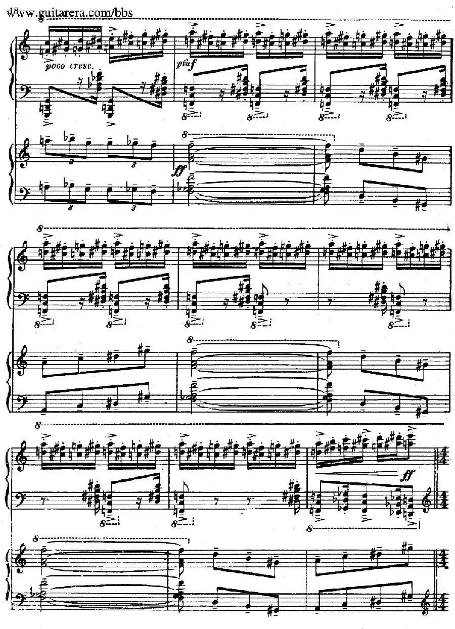 Variation on a Theme by Paganini(帕格尼尼主题变奏曲·双钢琴)