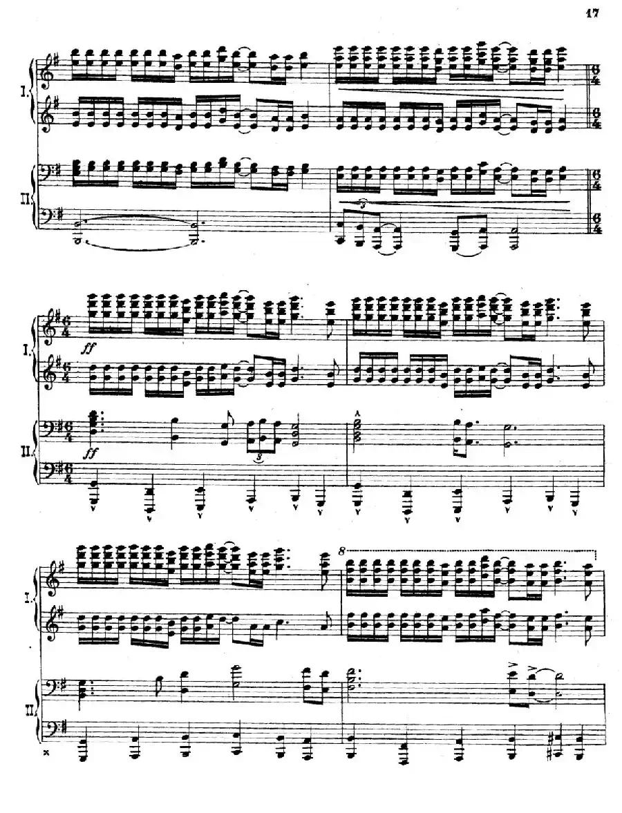The Pines of Rome(交响诗《罗马的松树》·双钢琴)(第二部分:卡塔科巴墓地的松树)