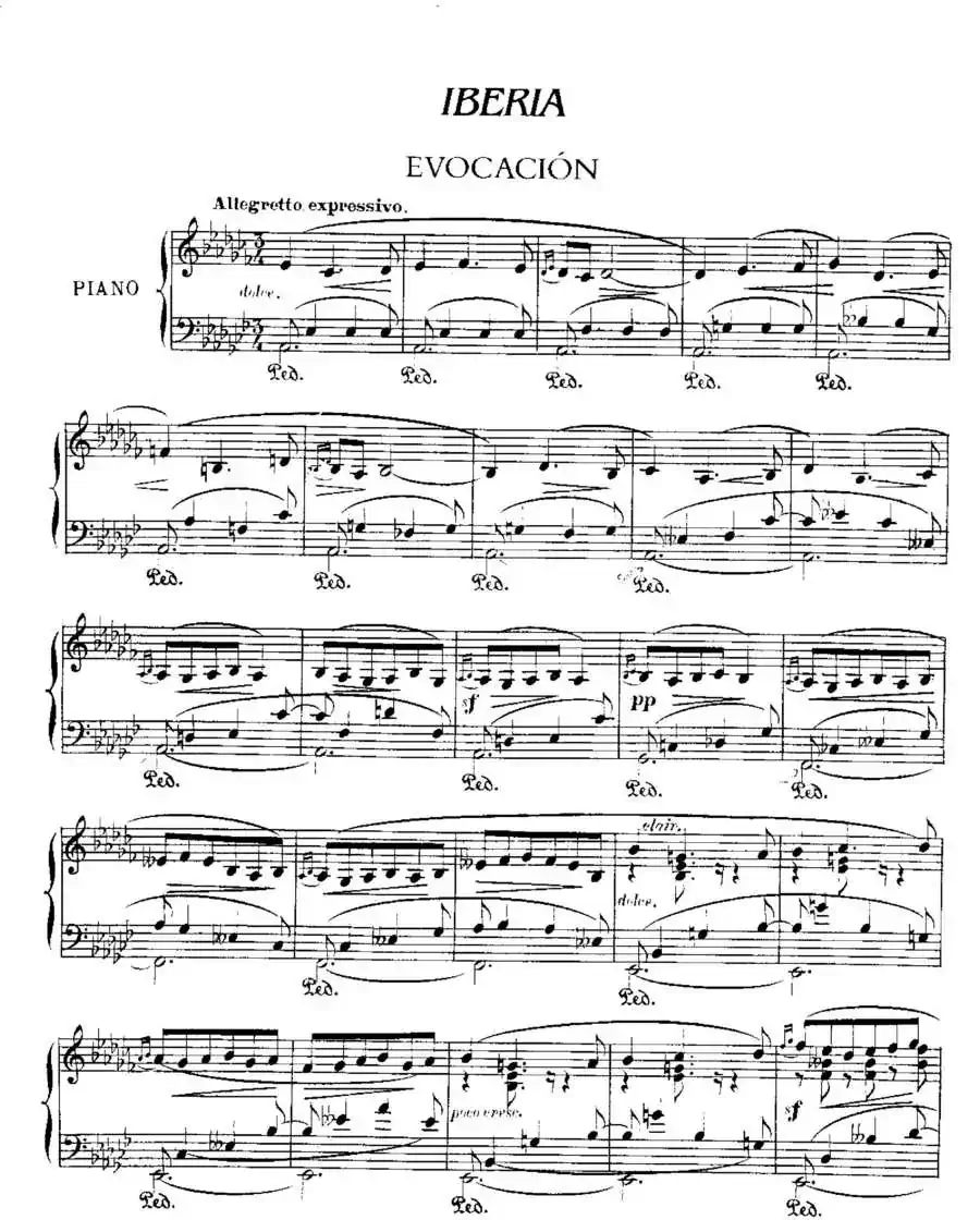 Iberia Suite:Evocacion(伊贝利亚组曲)