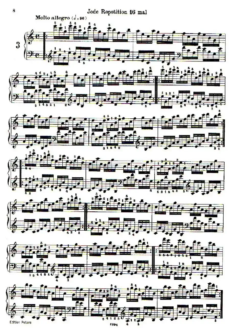 School of the Virtuoso Op.365(60首钢琴高级练习曲·3)