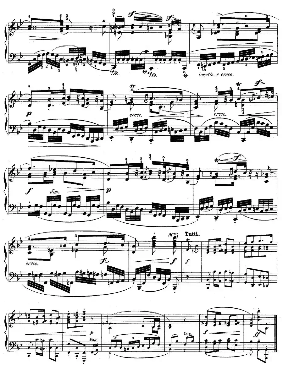 降B大调莫扎特主题变奏曲 Op.2(为钢琴与乐队而作)