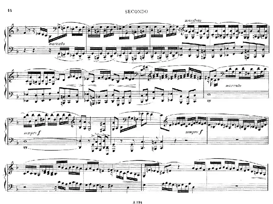 d小调托卡塔与赋格(BWV 565·雷格改编钢琴四手联弹版)