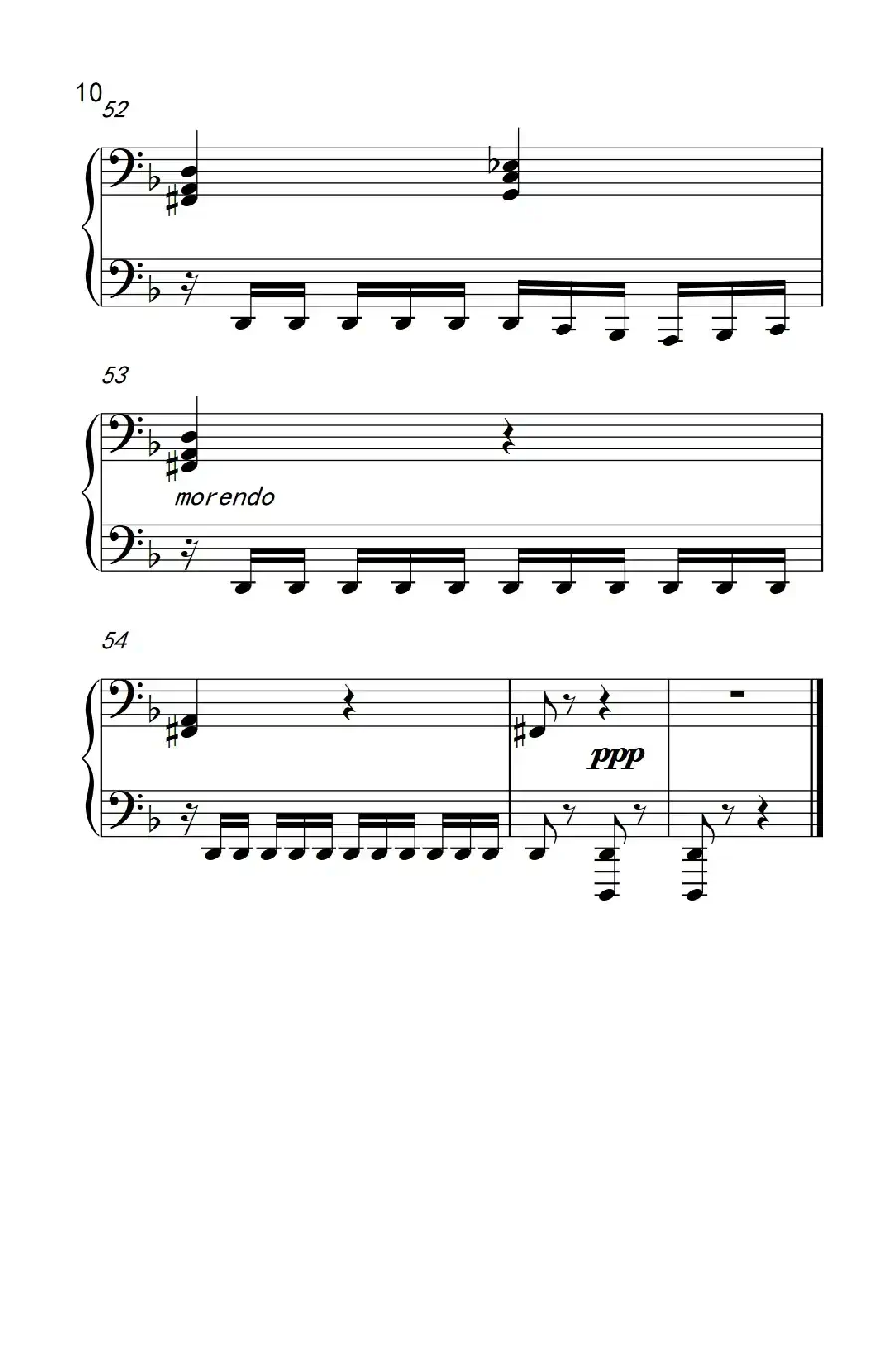 莫什科夫斯基 钢琴练习曲(第九首)