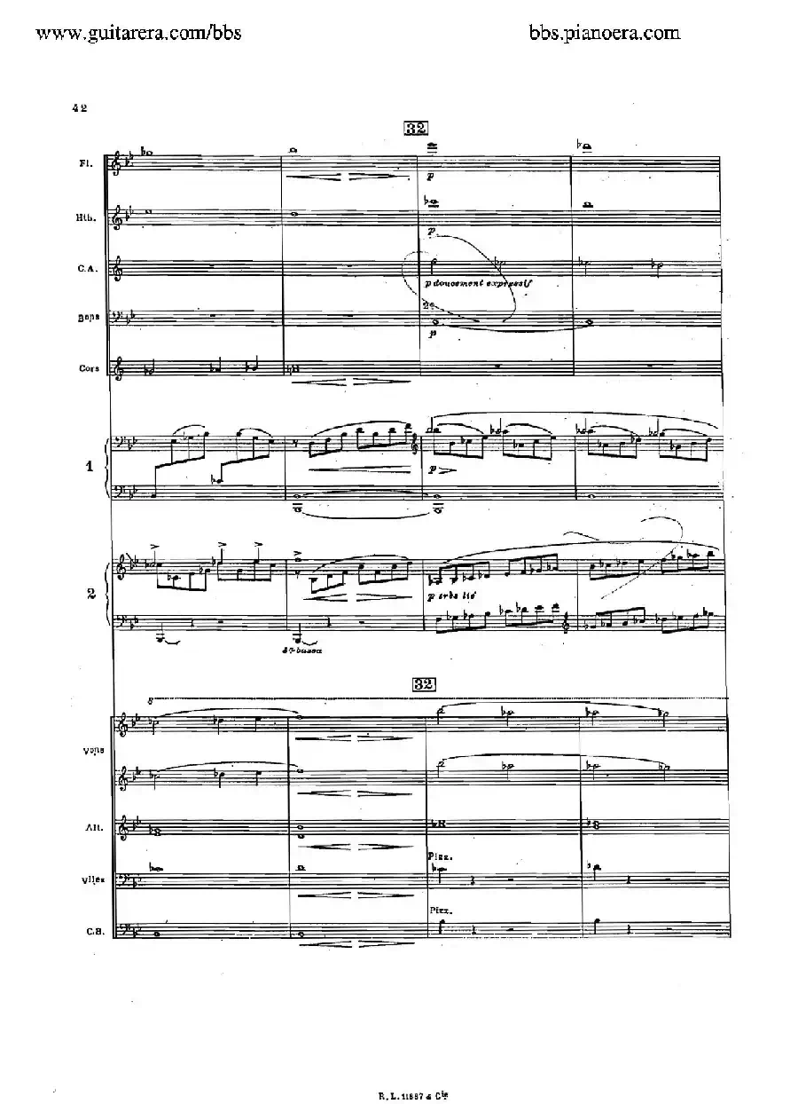 Concerto for 2 Pianos in d Minor(d小调双钢琴协奏曲·总谱)