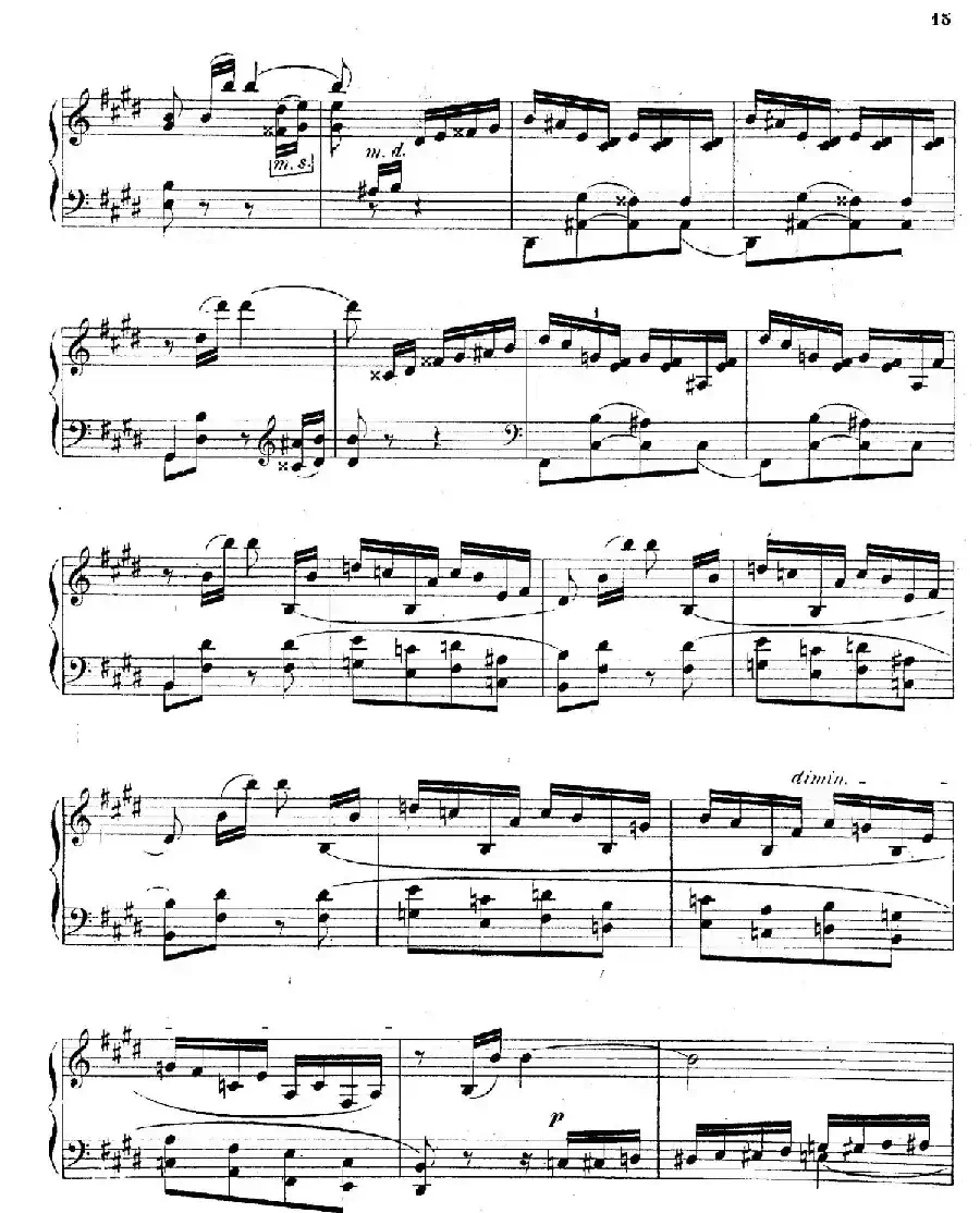 Characteristic Pieces Op.36(8首个性小品·8)