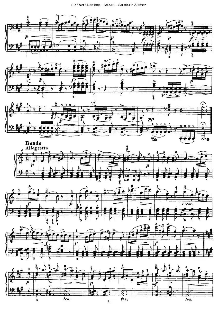 7 Piano Sonatinas Op.168(7首钢琴小奏鸣曲 No.7)