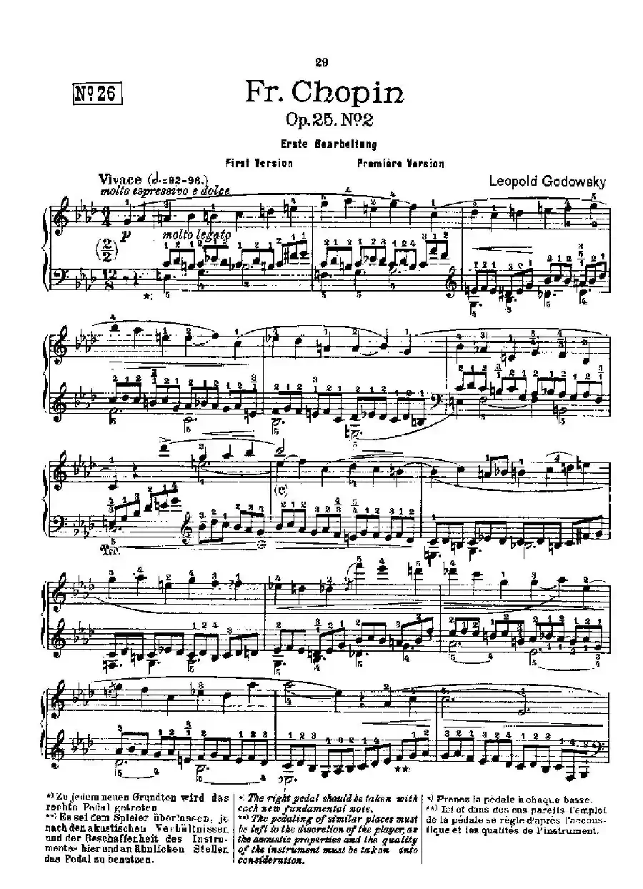53首以肖邦练习曲为素材而作的练习曲(No.26)