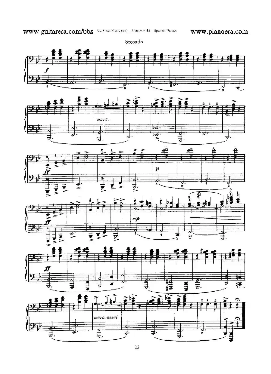 Spanish Dances Op.12(西班牙舞曲·四手联弹版)