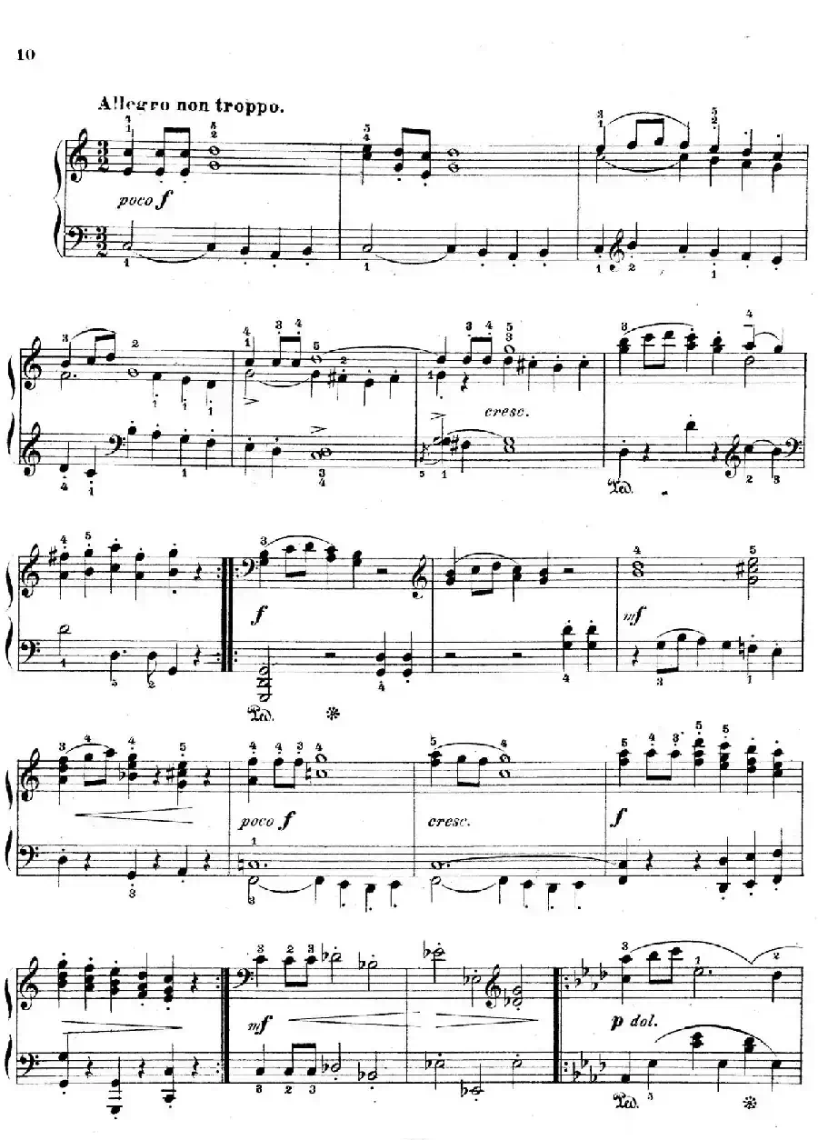 Five Sonatinas Op.70(5首钢琴小奏鸣曲·1)