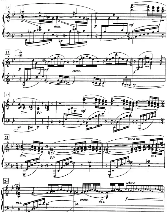 钢琴教程第八级 练习曲(Op.33 No.5)