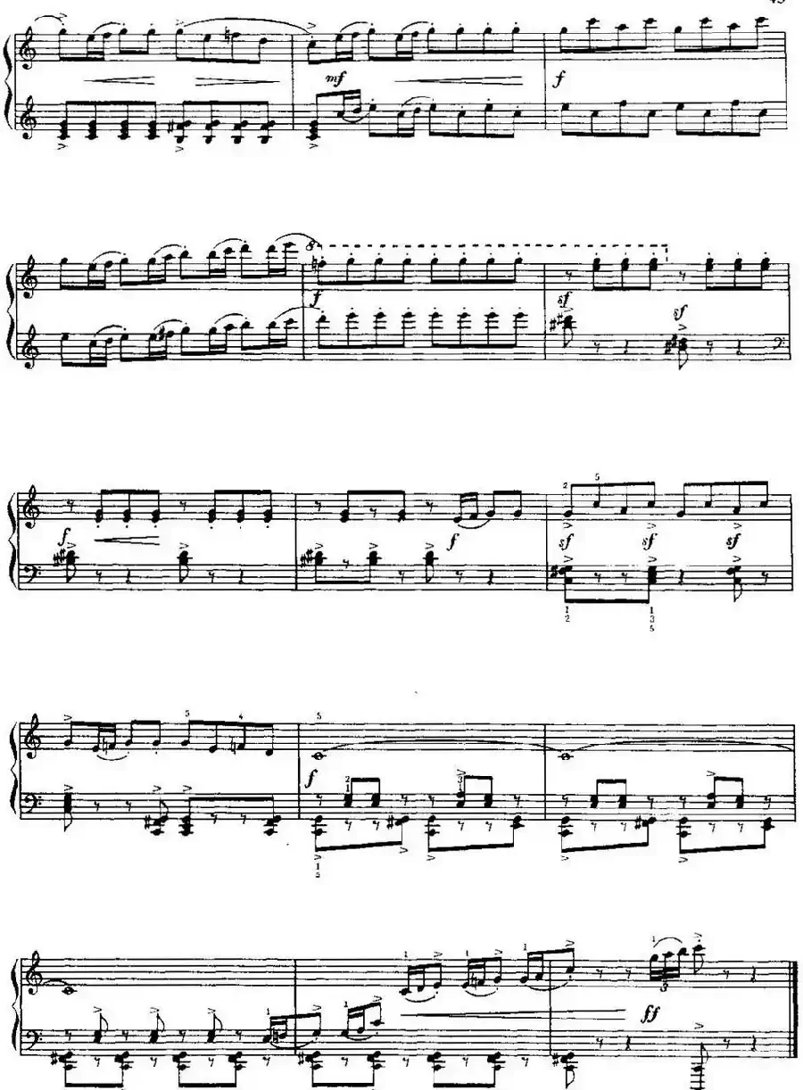 中国钢琴名曲30首:儿童组曲——快乐的节日