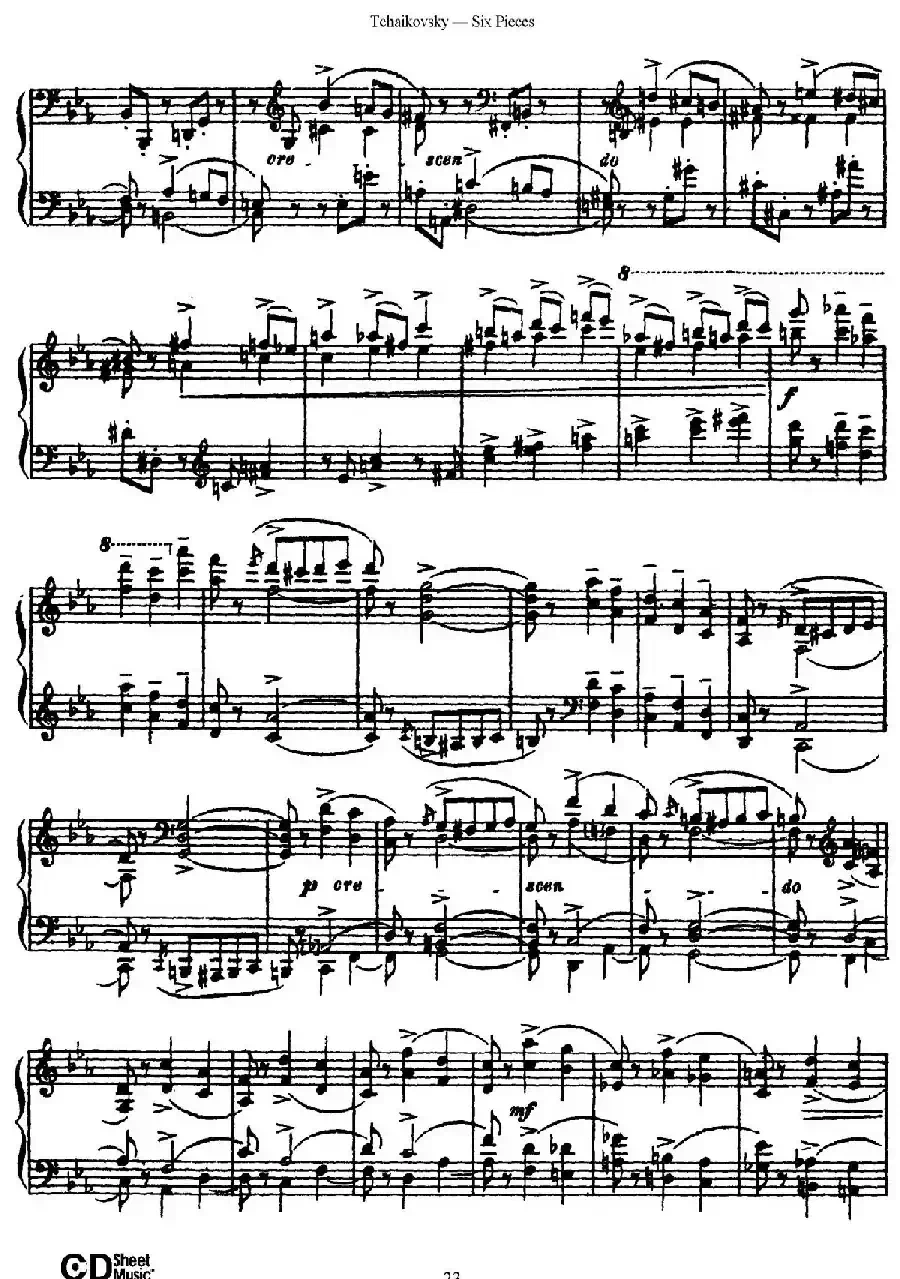 Six Pieces Op.51(6首小品·3)
