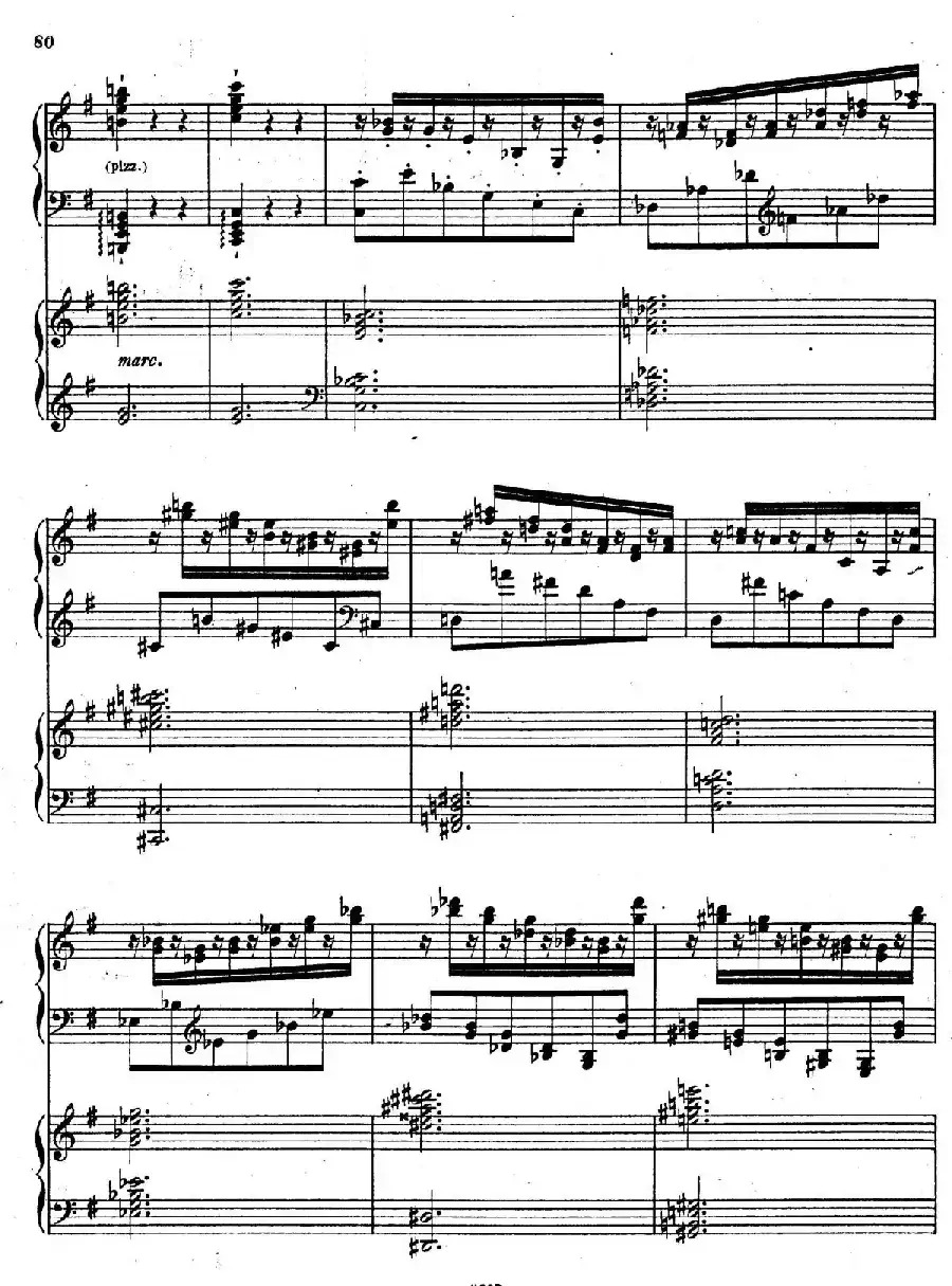 Symphony No.4 in e Minor Op.98(e小调第四交响曲·双钢琴)
