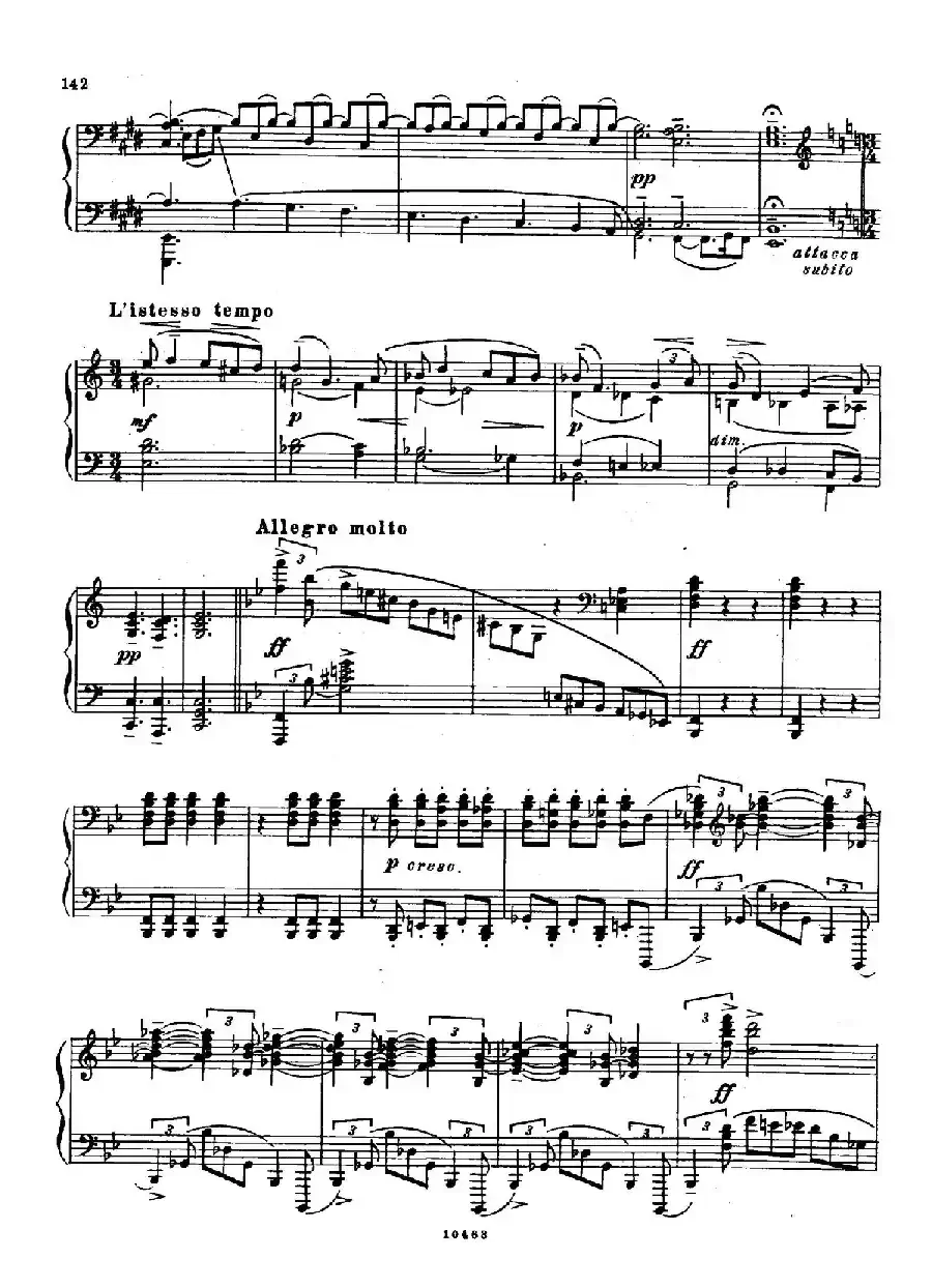降b小调第二钢琴奏鸣曲(Op.36 No.2)