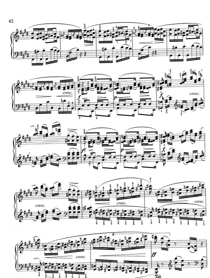 练习曲(Op.72 10-3)