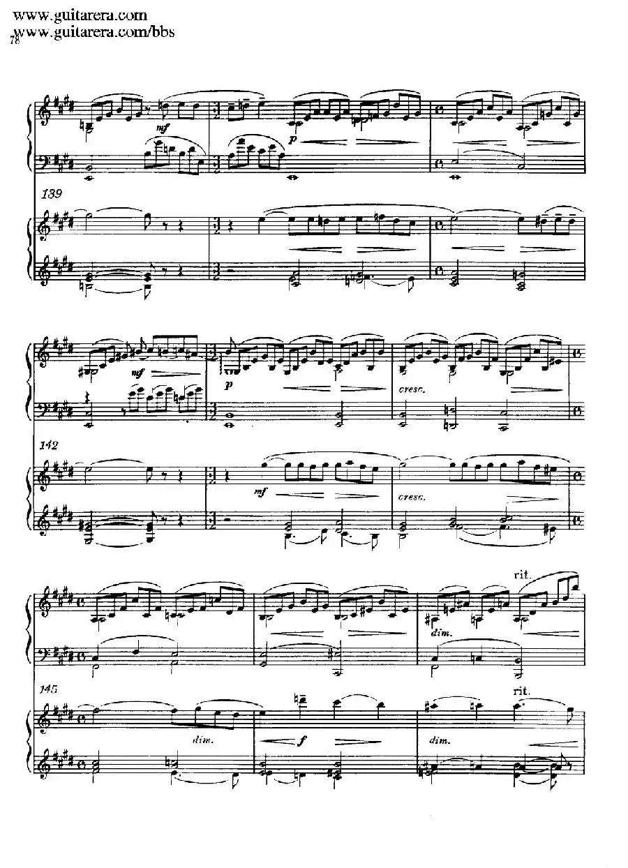 c小调第二钢琴协奏曲 Op.18（双钢琴·第二乐章）