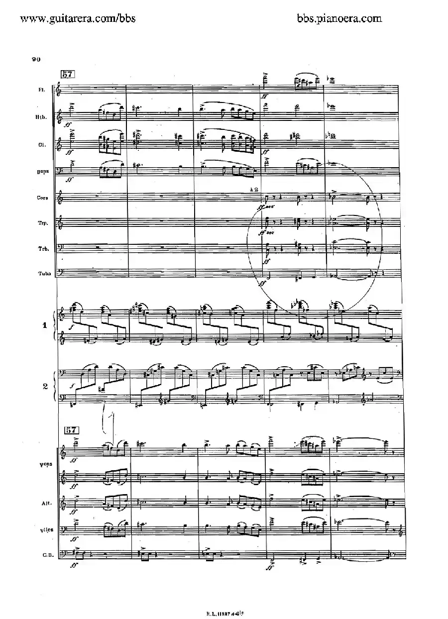 Concerto for 2 Pianos in d Minor(d小调双钢琴协奏曲·总谱)