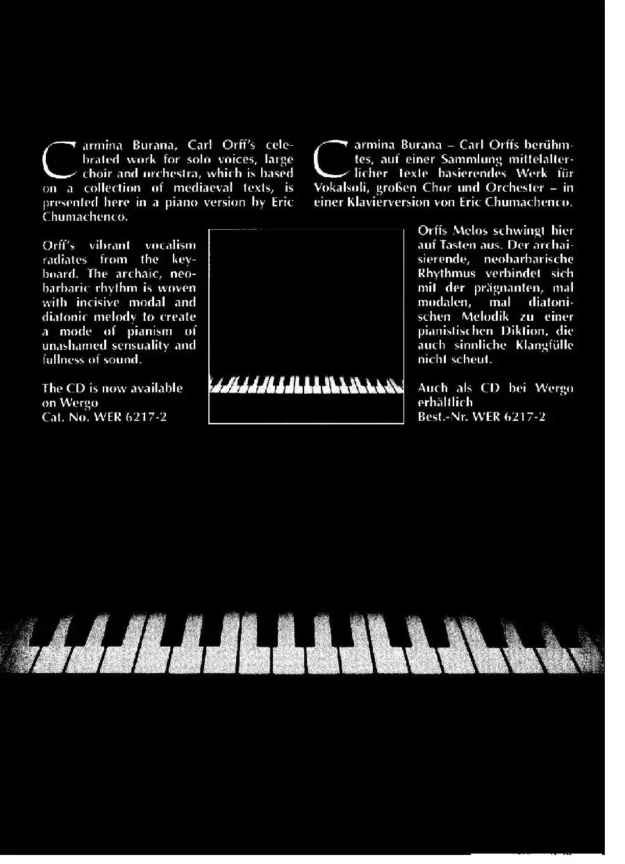 Carmina Burana(布兰诗歌)(清唱剧)