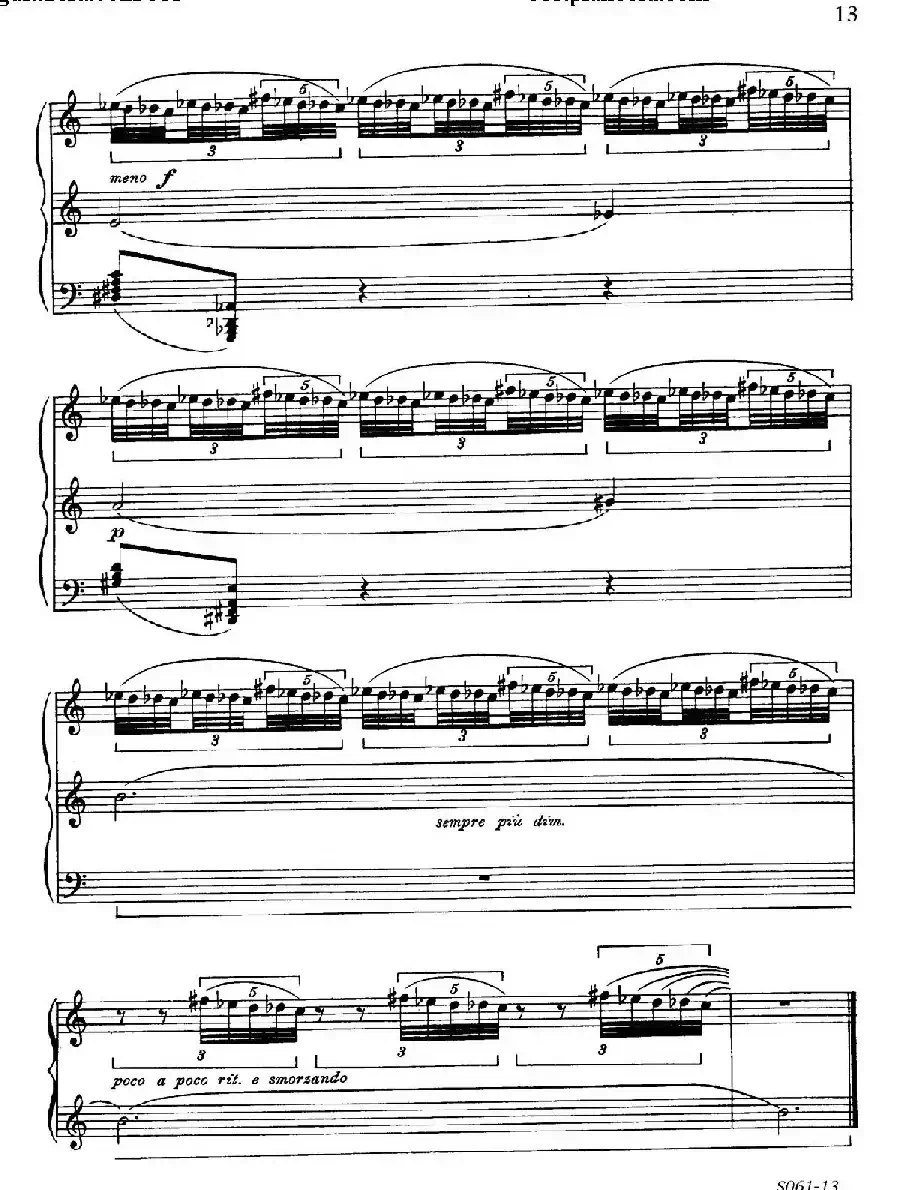 Poems of 1917 Op.41(1917之诗 2. 绝望的传播者)