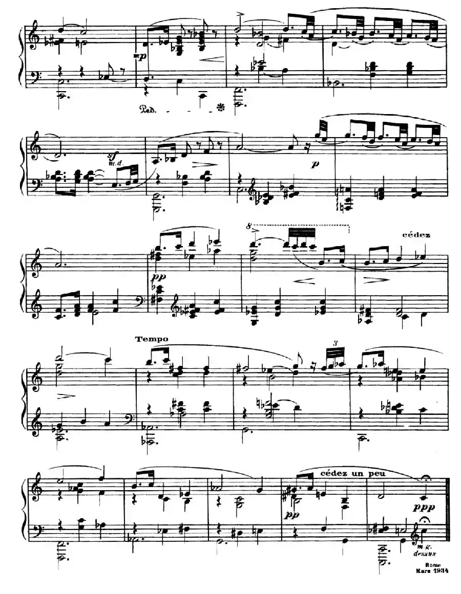Eight Nocturnes (8首夜曲·Ⅳ)