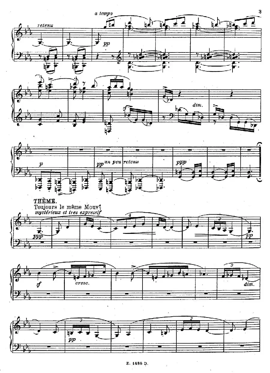 Sonate Romantique Op.3(浪漫奏鸣曲·Ⅰ)