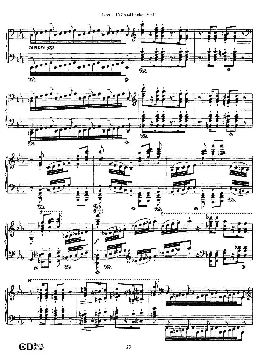 12 Grand Etudes S.137(12首华丽的练习曲·8)