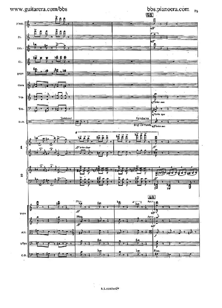 Concerto for 2 Pianos in d Minor(d小调双钢琴协奏曲·总谱)