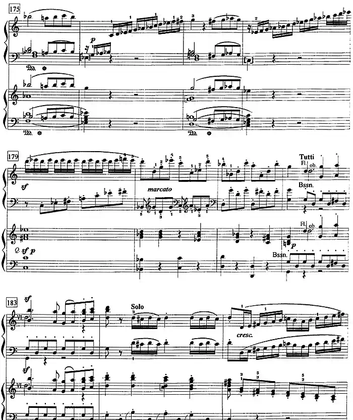 钢琴教程第八级 大型乐曲(C大调第一钢琴协奏曲 Op.15 第一乐章)