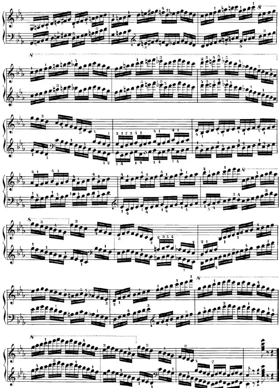 40首车尔尼Op.299钢琴快速练习曲(NO.25)