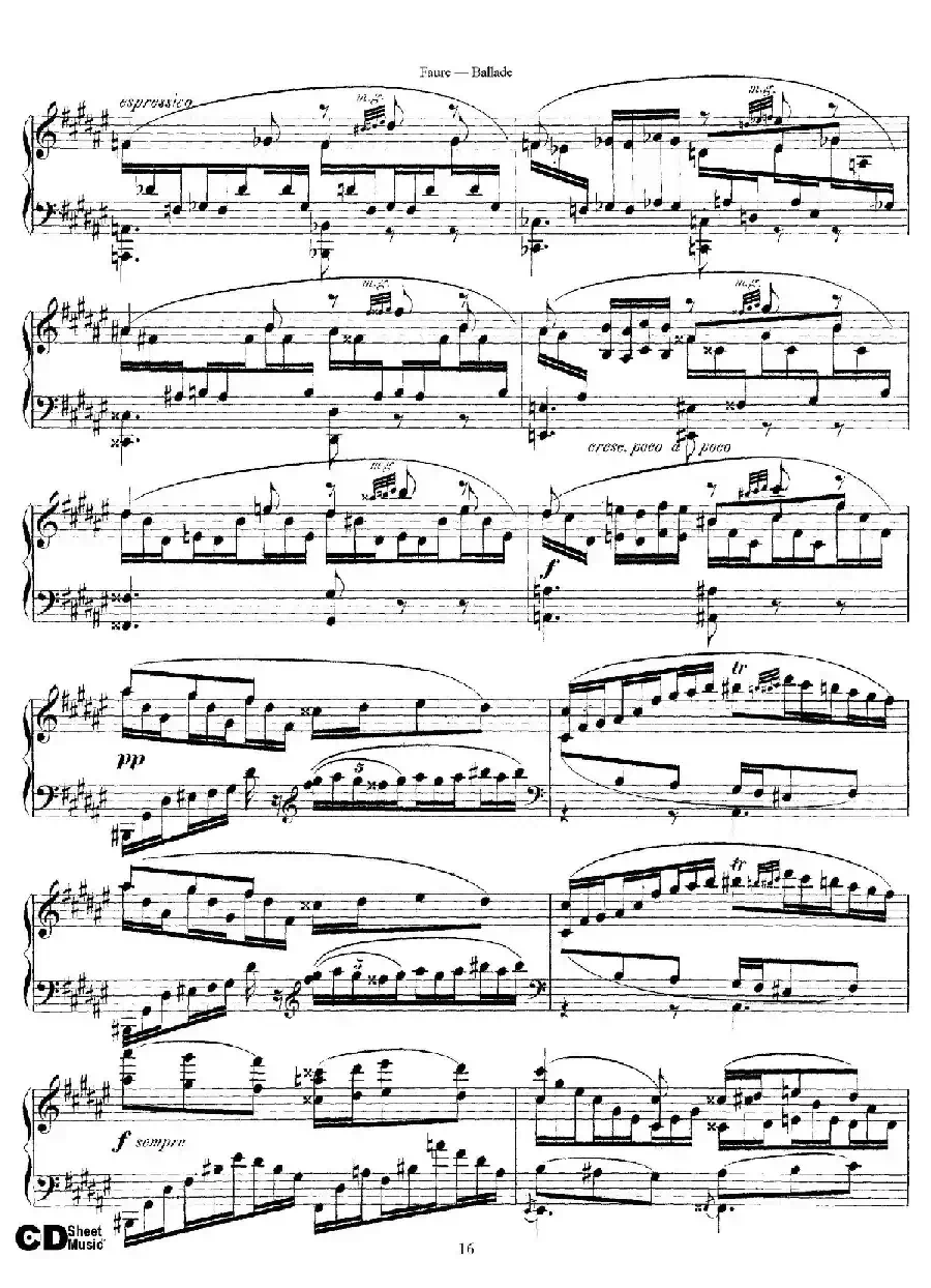 Ballade Op.19(叙事曲)