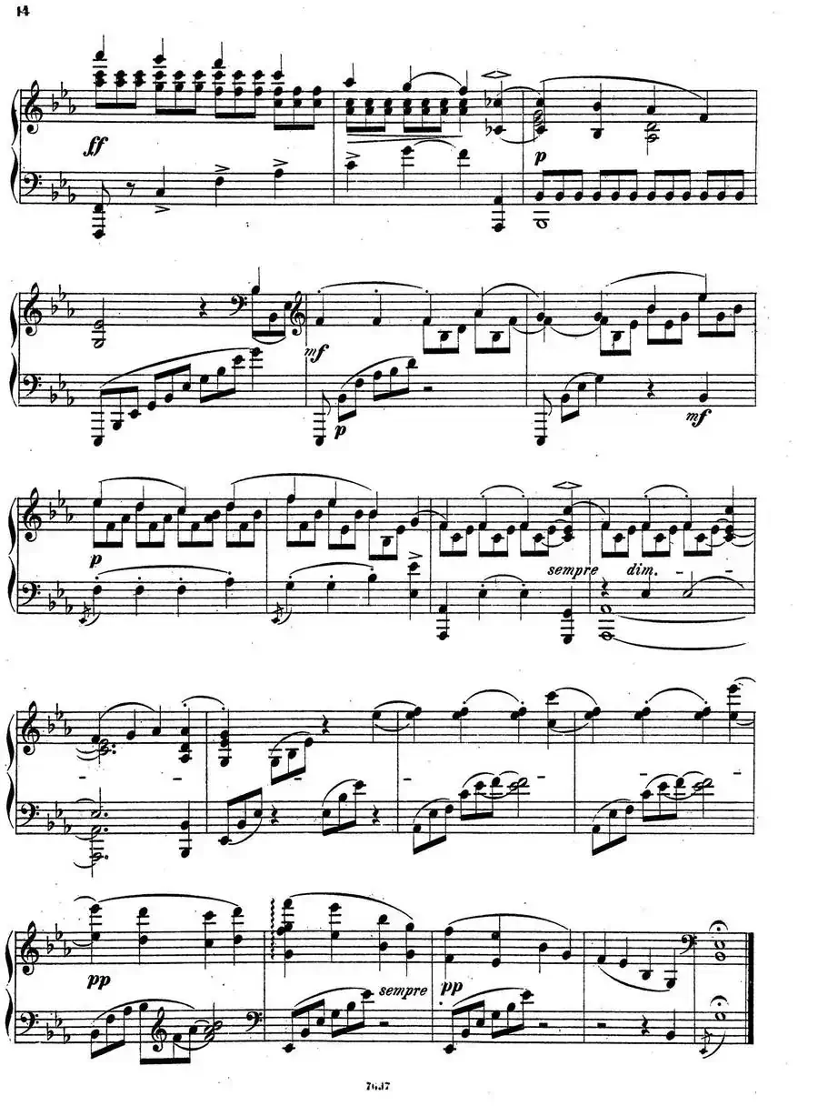 Nachtstücke Op·28(4首夜曲·3)
