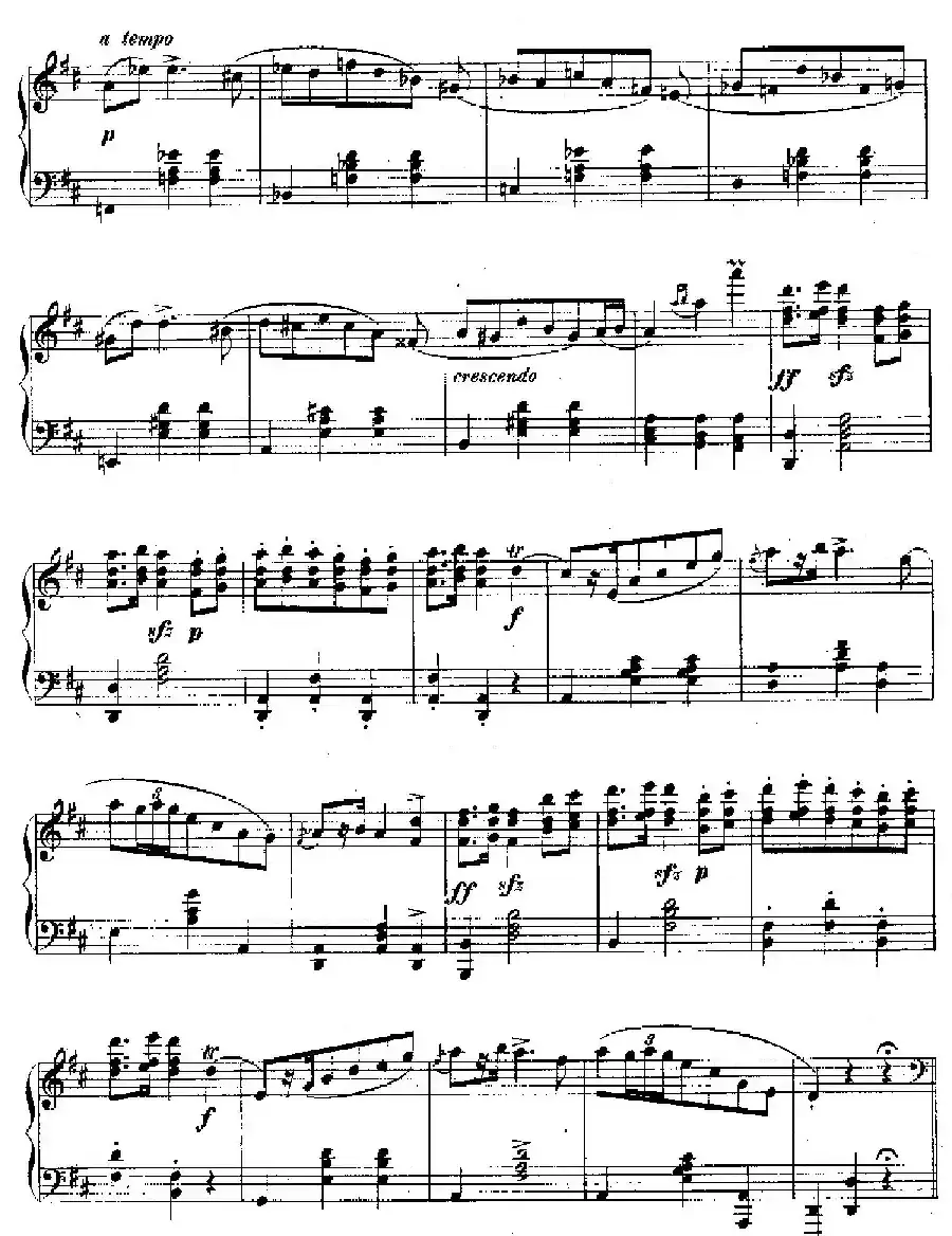 Five Polish National Dance Op.3(5首波兰民族舞曲 No.3)