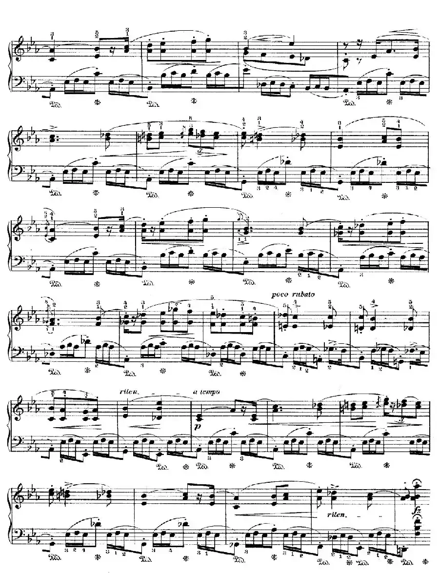 Rondo in E flat Major Op.16(降E大调回旋曲)