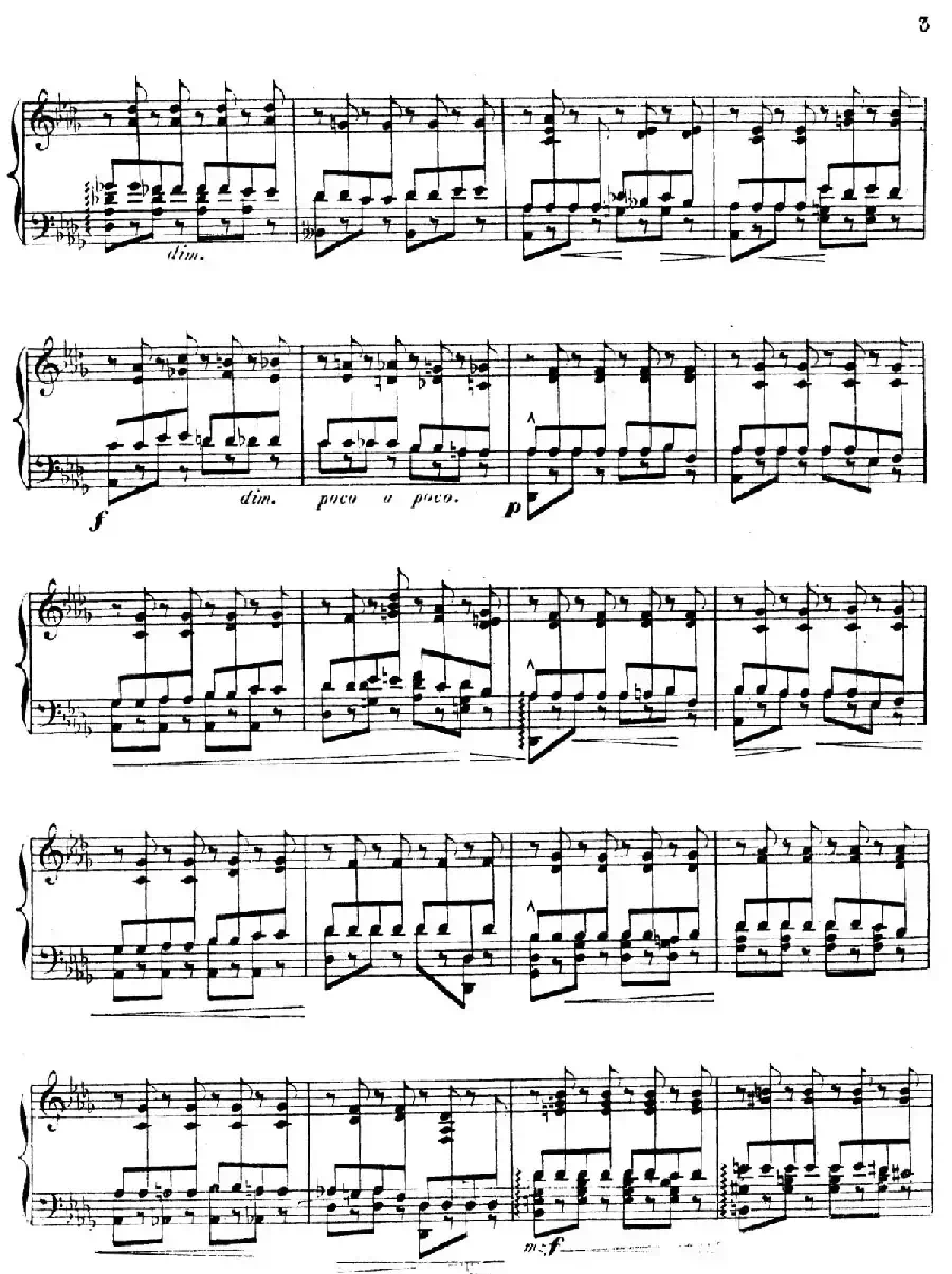 Grande Etude de Concert Tremolo Op.58(音乐会练习曲“震音”)
