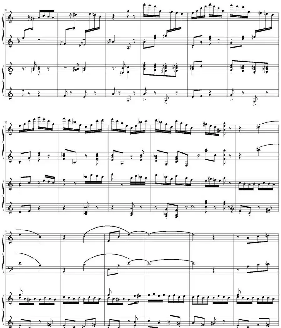 帕格尼尼主题狂想曲(Rhapsody on the theme by pagenini)