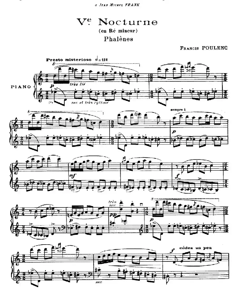 Eight Nocturnes (8首夜曲·Ⅴ)
