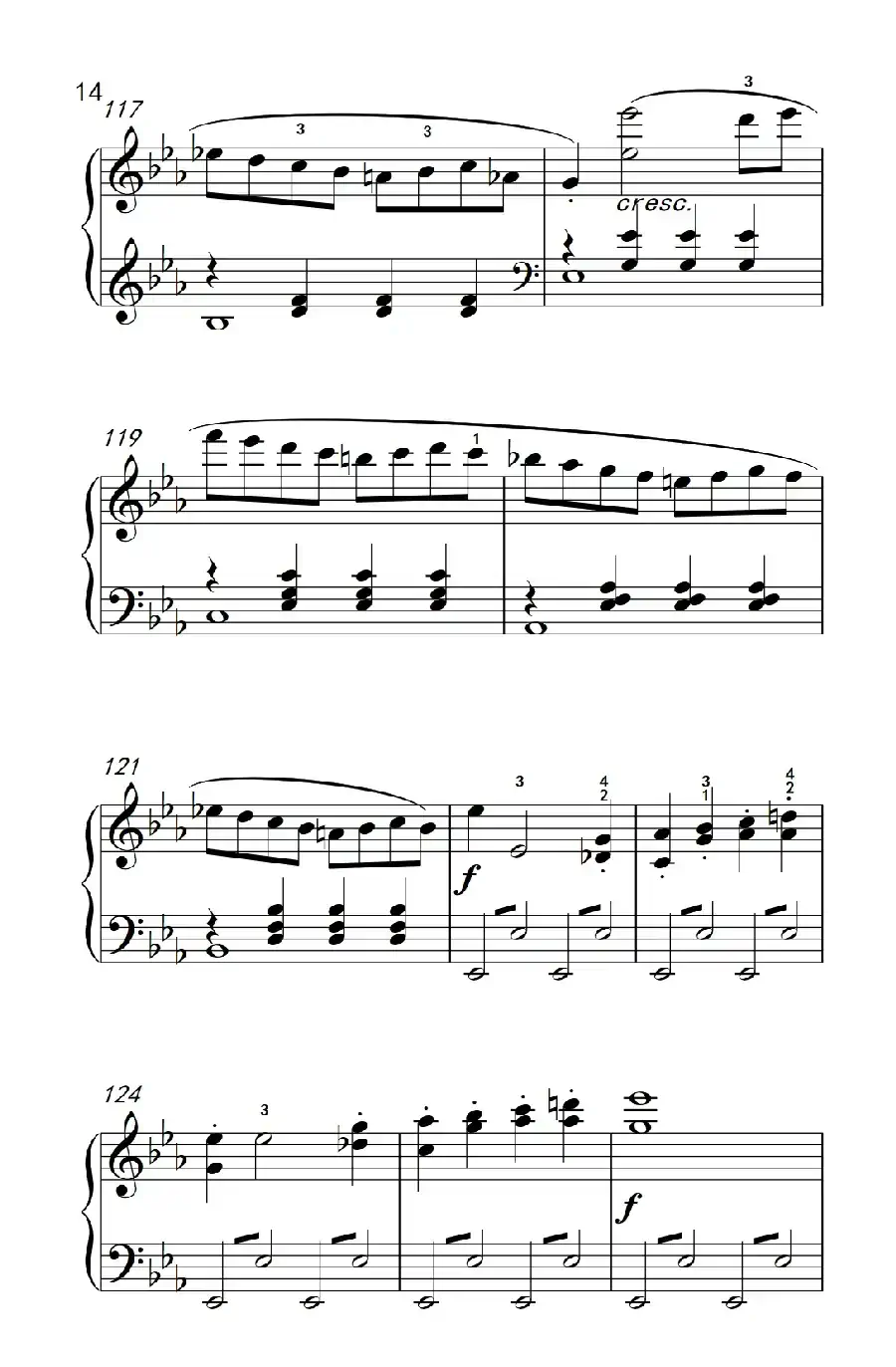第八钢琴奏鸣曲(悲怆) 极慢的慢板序奏转辉煌的快板