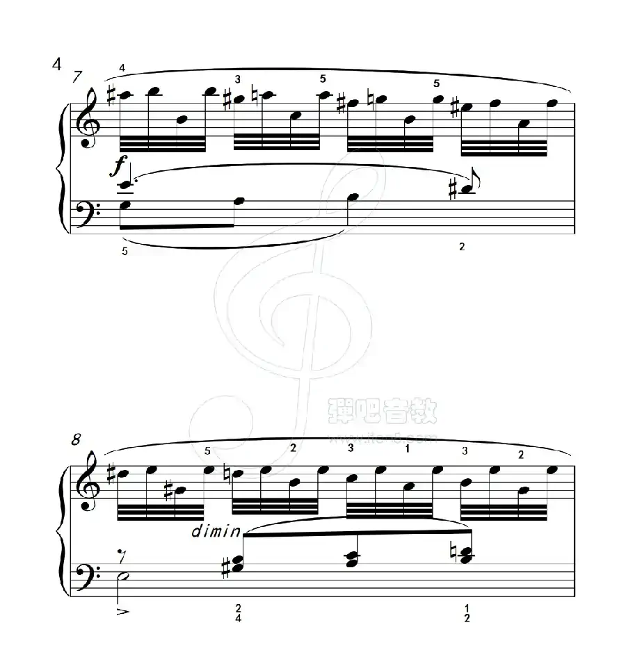 练习曲 3(克拉莫钢琴练习曲60首)