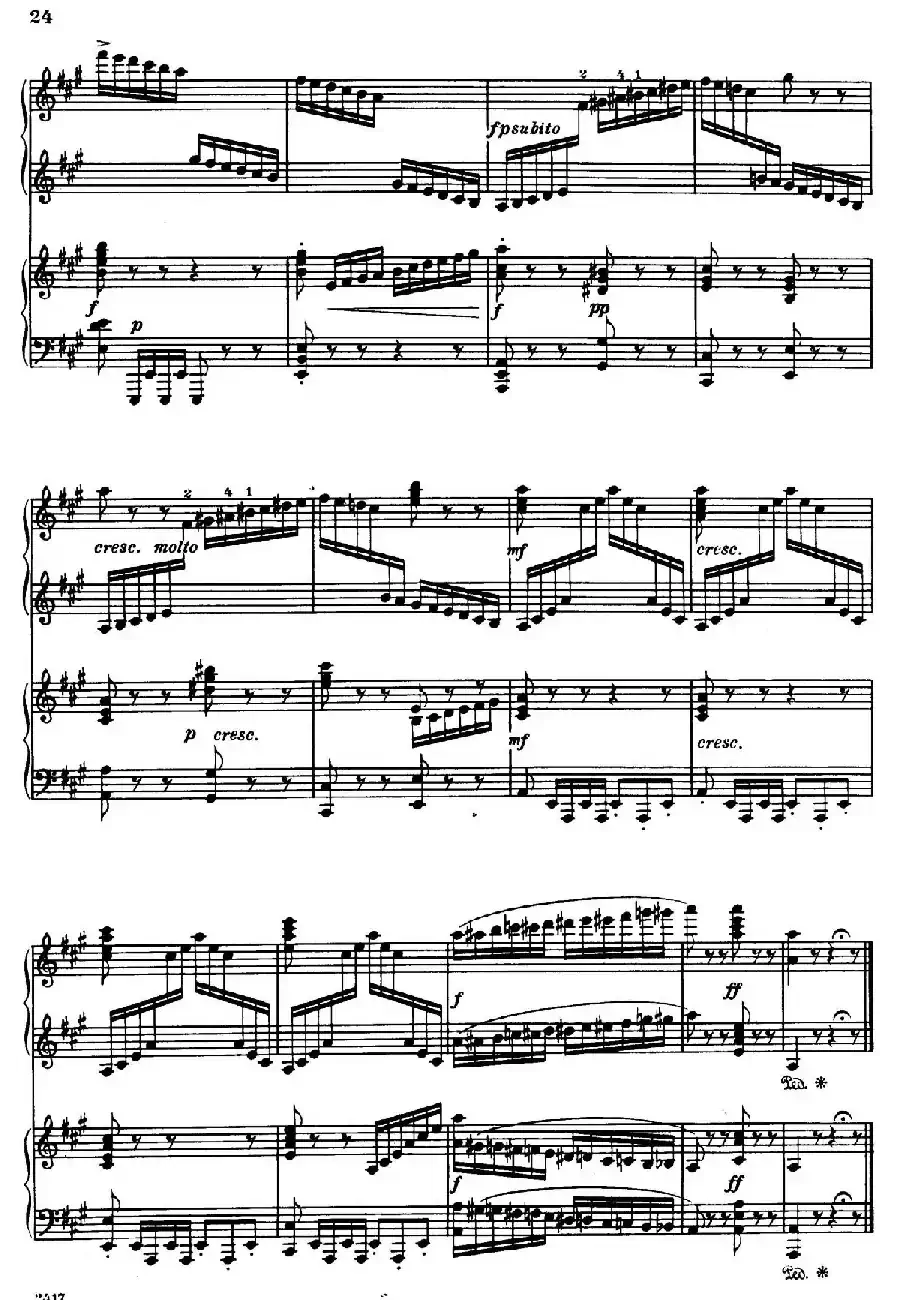 Introduction et Rondo Capriccioso Op.28(引子与随想回旋曲·双钢琴)