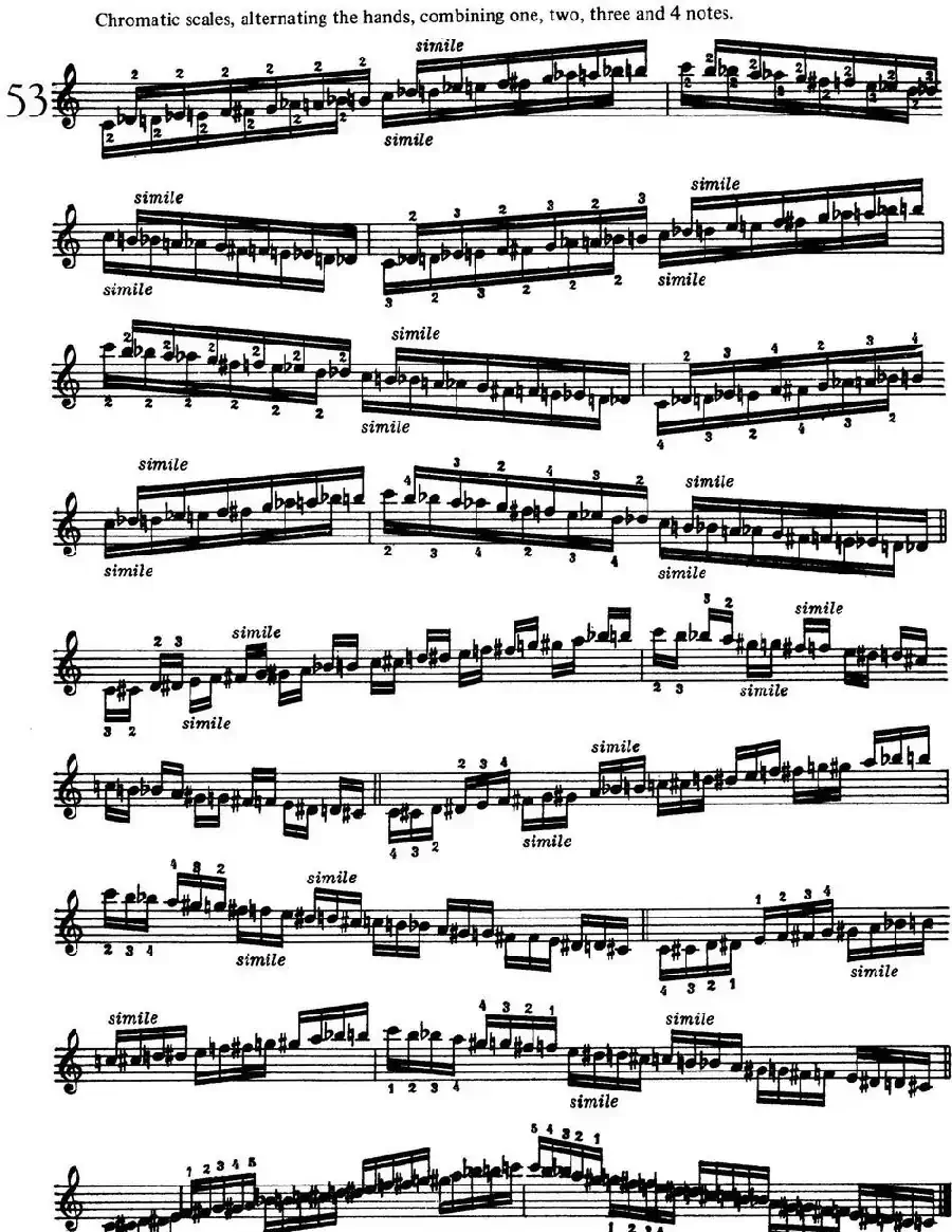 Technical Exercises S.146(李斯特钢琴技巧练习 BOOKⅢ)