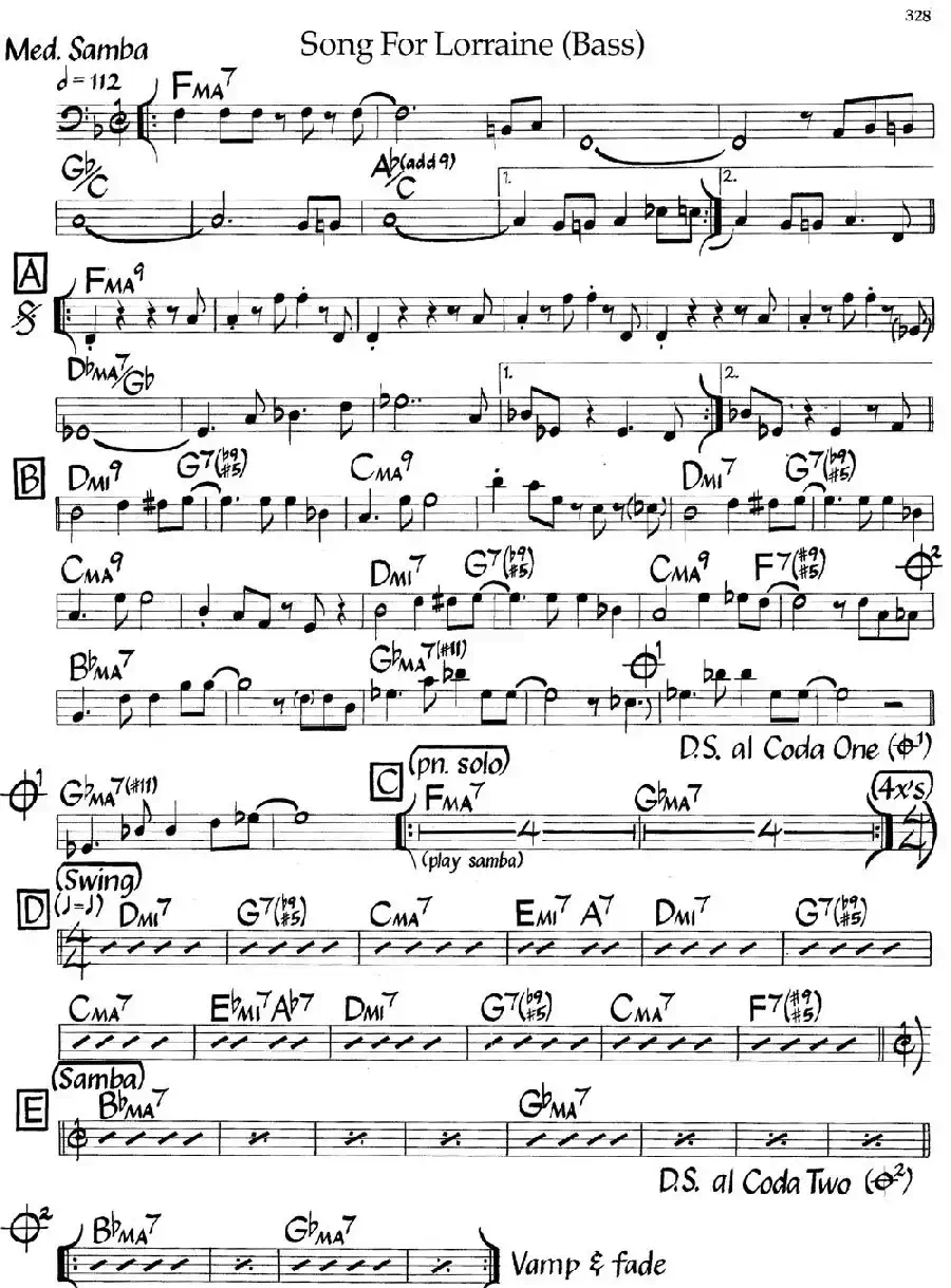 Song For Lorraine(爵士钢琴曲)