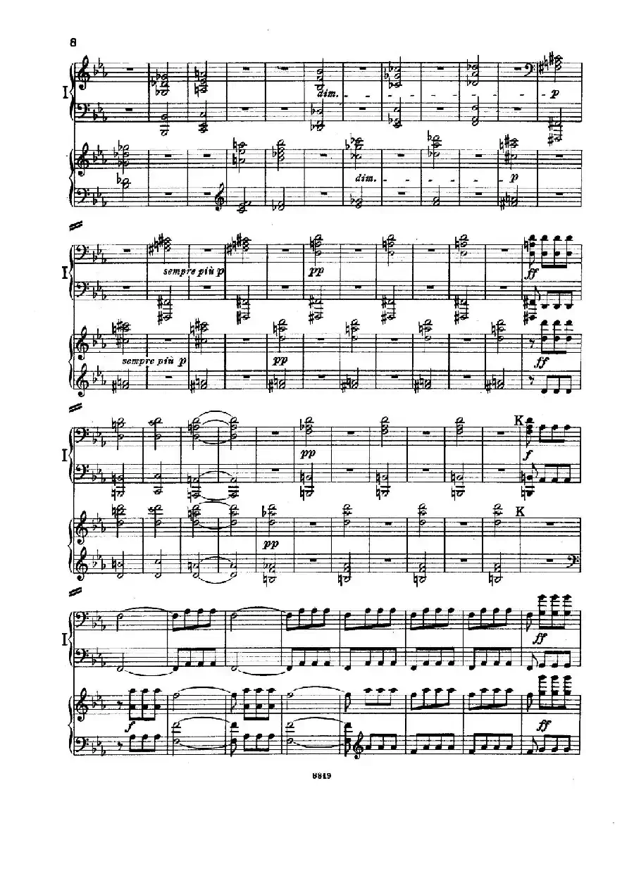 Symphony No.5 in c Minor Op.67(双钢琴版第1——2乐章)