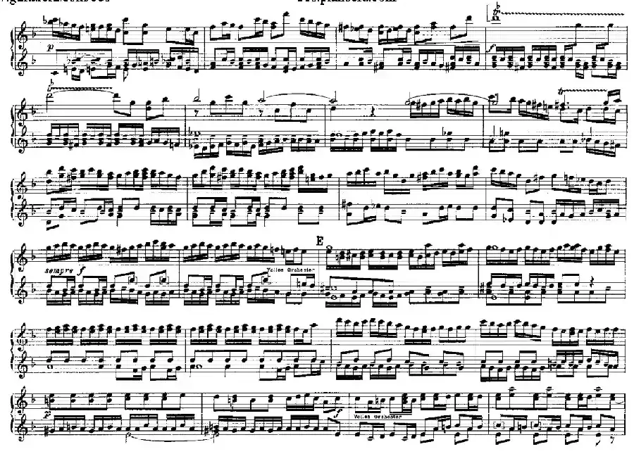 Brandenburg Concerto No.2 in F Major BWV.1047(F大调第二勃兰登堡协奏曲·四手联弹版)