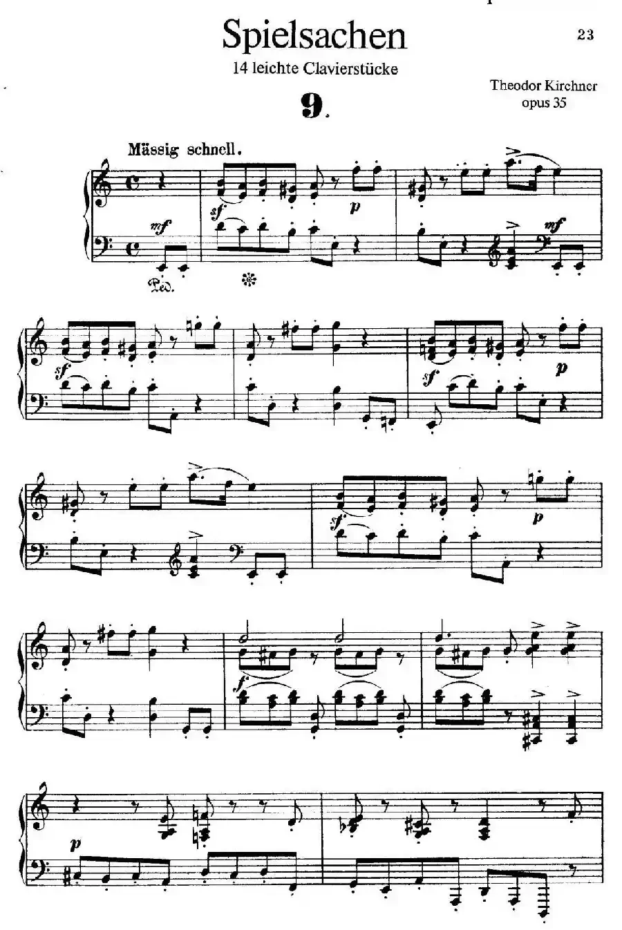 Spielsachen Op.35(玩具·9)