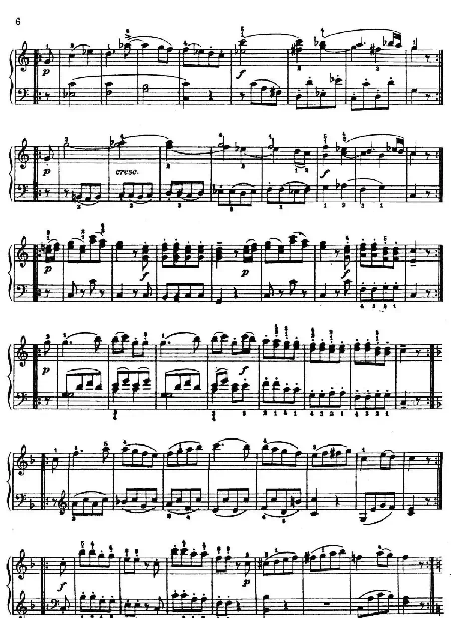 6 Viennese Sonatinas K.439b(6首维也纳小奏鸣曲·Ⅰ)