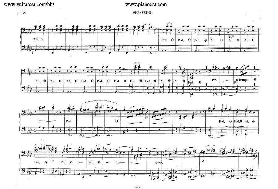 Piano Concerto No.2 in f Minor Op.21(f小调第二钢琴协奏曲·四手联弹版)