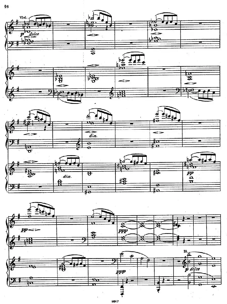 Symphony No.4 in e Minor Op.98(e小调第四交响曲·双钢琴)