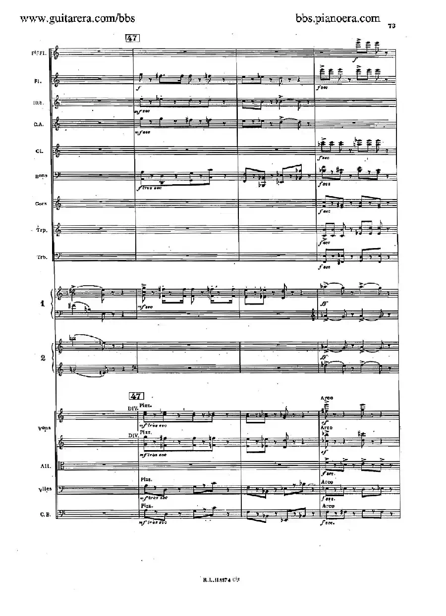 Concerto for 2 Pianos in d Minor(d小调双钢琴协奏曲·总谱)