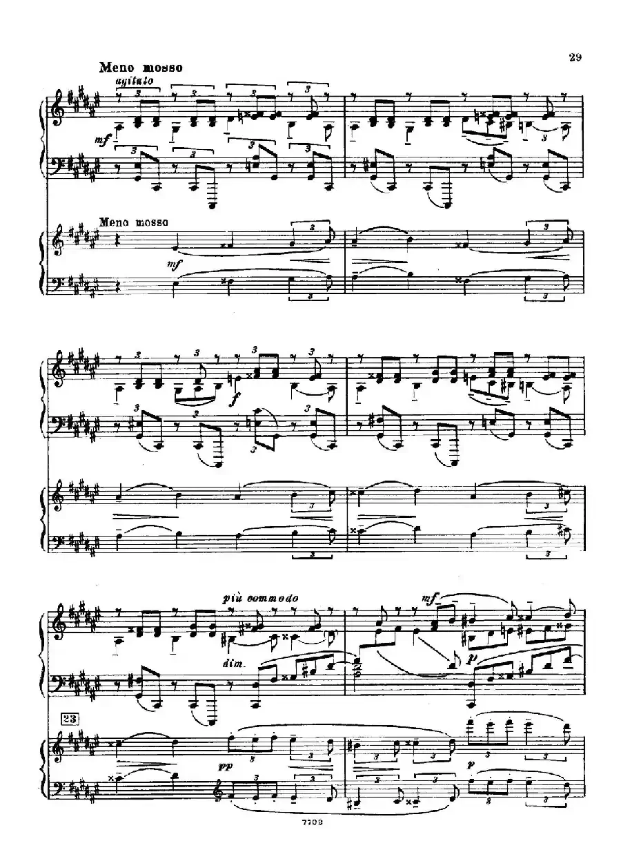 升f小调第一钢琴协奏曲 Op.1(双钢琴版)